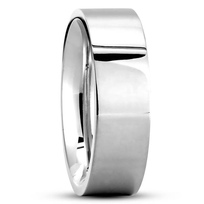 Flat Comfort Fit Wedding Ring (6 mm)
