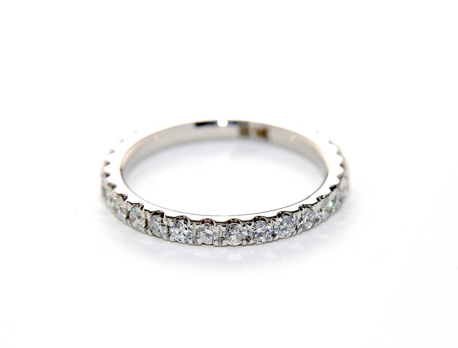 14K Diamond Eternity Band, 2mm