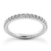 French Pave Eternity Ring fine jewelry by Matthew Rosie