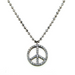 Diamond Peace 14K Necklace (White) fine jewelry by Matthew Rosie