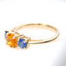 Citrine And Sapphires Cocktail Ring fine jewelry by Matthew Rosie