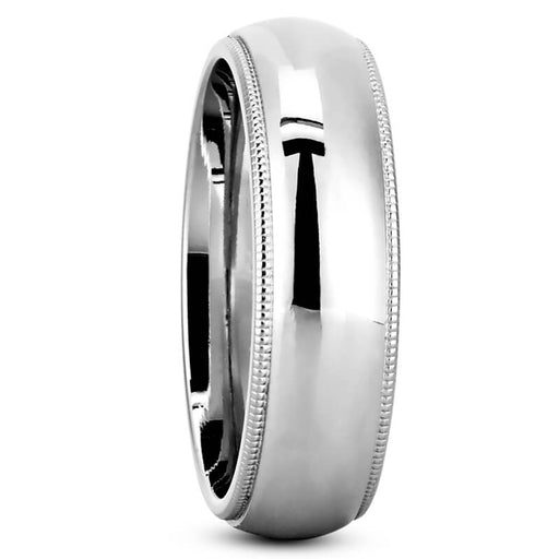 Dome Milgrain (4 mm) fine jewelry by Matthew Rosie