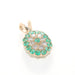 Emerald And Diamond Pendant fine jewelry by Matthew Rosie