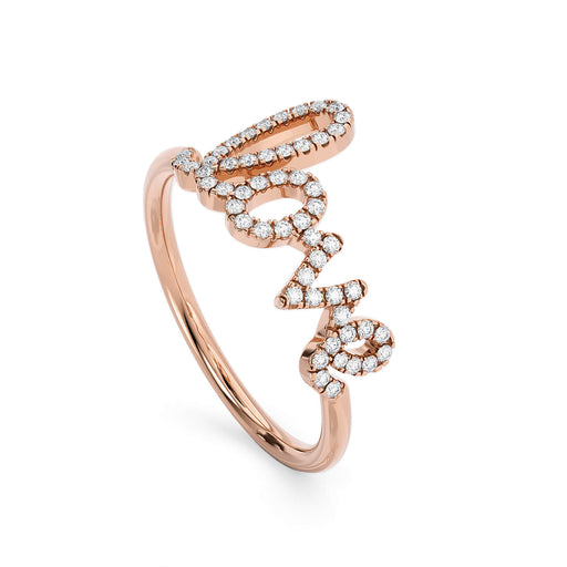 The Diamond Love Ring fine jewelry by Matthew Rosie