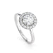 Halo Engagement Ring fine jewelry by Matthew Rosie
