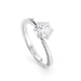 Folded Pavé Engagement Ring fine jewelry by Matthew Rosie