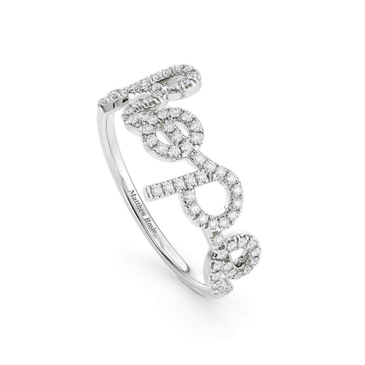 The Diamond Hope Ring fine jewelry by Matthew Rosie
