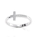 The Pave Cross Ring fine jewelry by Matthew Rosie