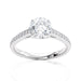 Pavé Diamond Engagement Ring fine jewelry by Matthew Rosie