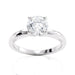 Four Prong Solitaire Engagement Ring fine jewelry by Matthew Rosie