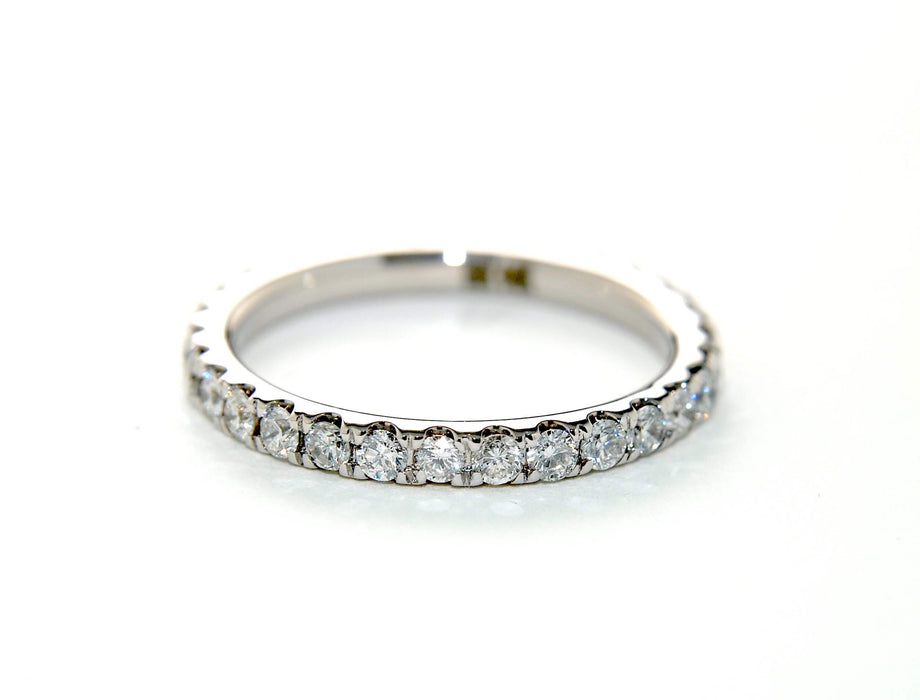 14K Diamond Eternity Band, 2mm