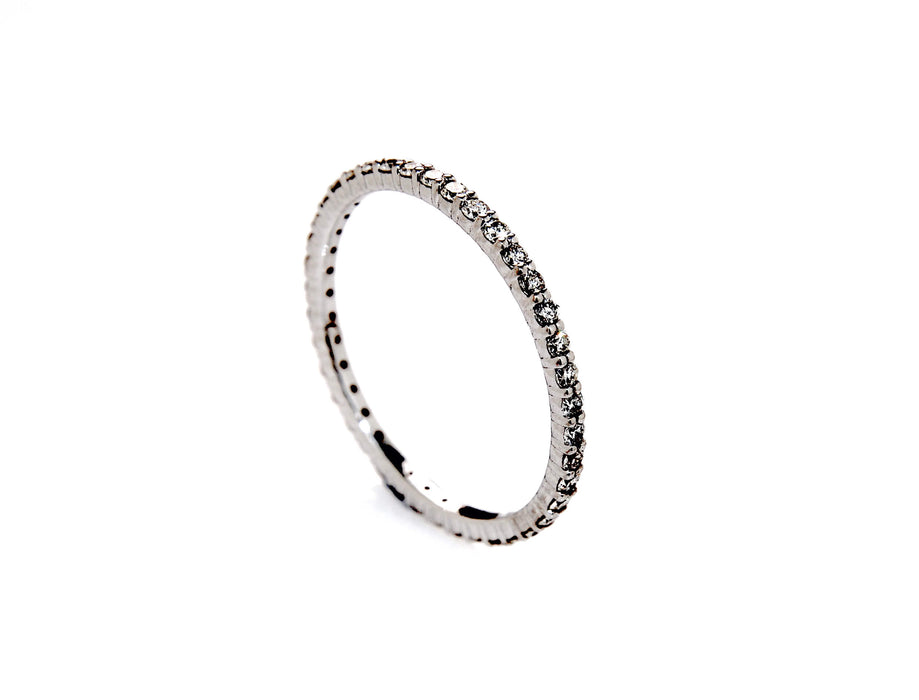14K Diamond Eternity Band 1 5Mm fine jewelry by Matthew Rosie
